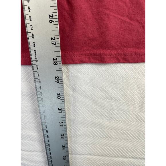 Lincoln Outfitters Fall T-Shirt XL Red Autumn Sayings Short Sleeve Cotton - Picture 2 of 9